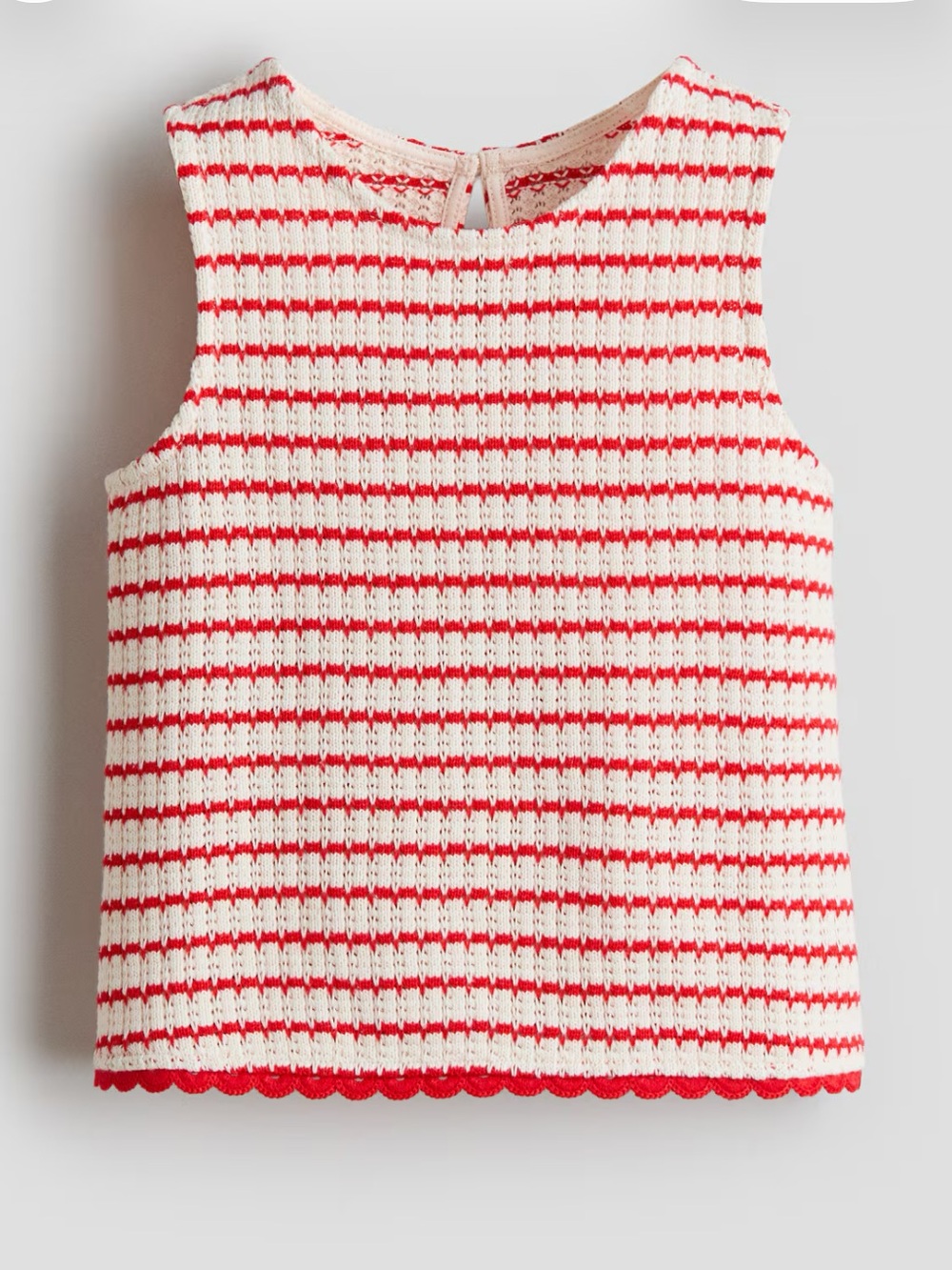 ❤️H&M | Pointelle Knit Crop Top